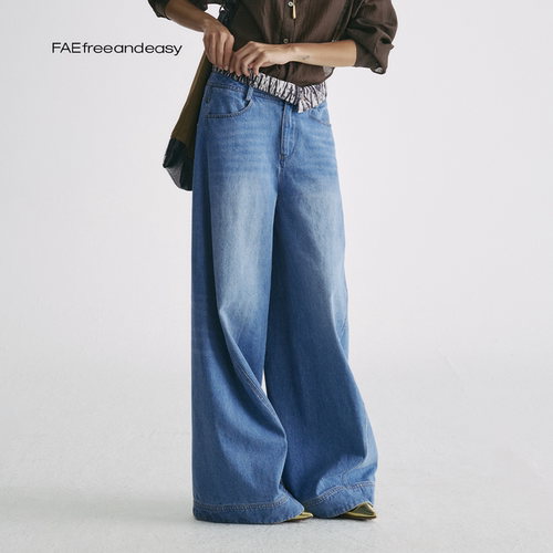 FAE欲望沸点高腰显瘦牛仔裤女