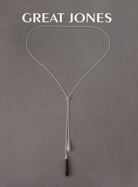 【朵姐臻选】FOR DAYS 小众设计木质双水滴可抽拉项链