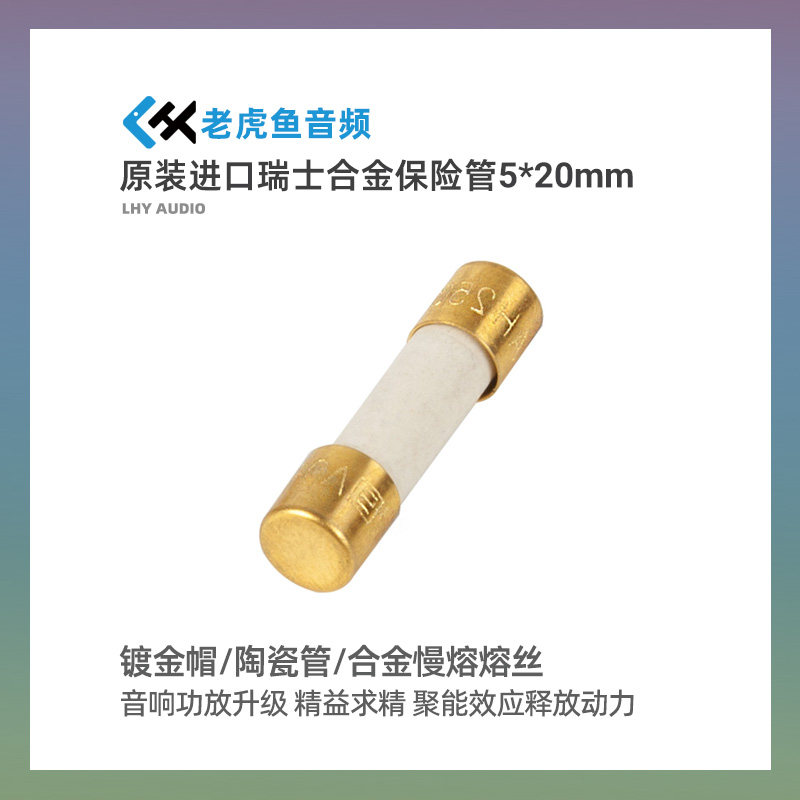 瑞士舒特合金保险管 HiFi解码功放电源升级发烧镀金保险丝 5*20mm