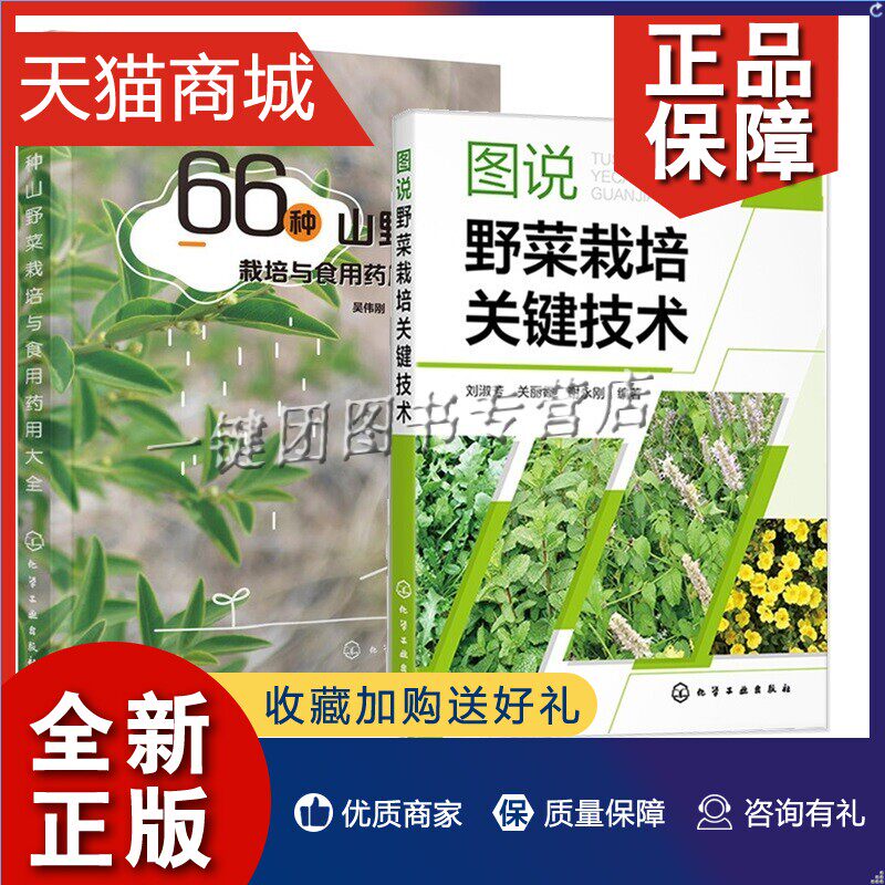 正版 2册 图说野菜栽培关键技术+66种山野菜栽培与食用药用大全 马齿苋苋菜荠菜蒲公英栽培种植技术书籍大棚温室露地栽培技术病虫使用感如何?