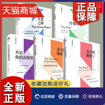 正版 共5册开启你的高维智慧+无量之网+念力的秘密:释放你的内在力量1 2+疗愈场 刘丰教授心灵与科学系列 图书