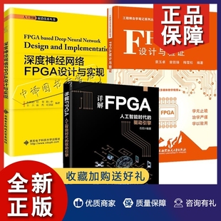 FPGA设计与验证 正版 可编程序逻辑器件系统设计大数据开发方法 驱动引擎 详解FPGA 深度神经网络FPGA设计与实现 人工智能时代 3册