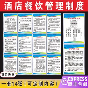 酒店餐饮管理制度餐饮业员工大唐经理酒店经理管理规章制度牌定制
