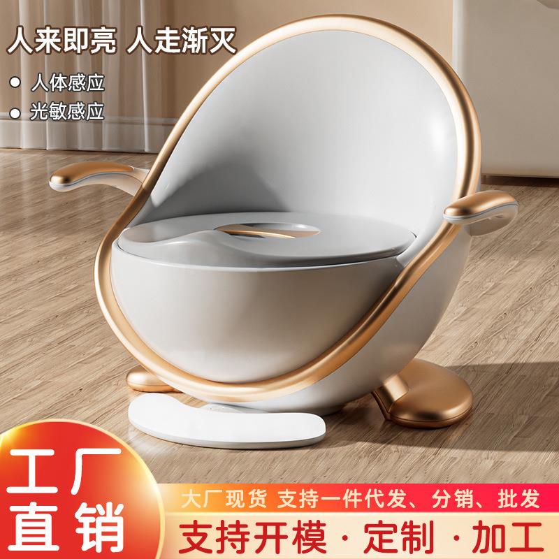 儿童马桶坐便器男女小孩尿便盆易清洁家用带灯宝宝如厕训练小马桶