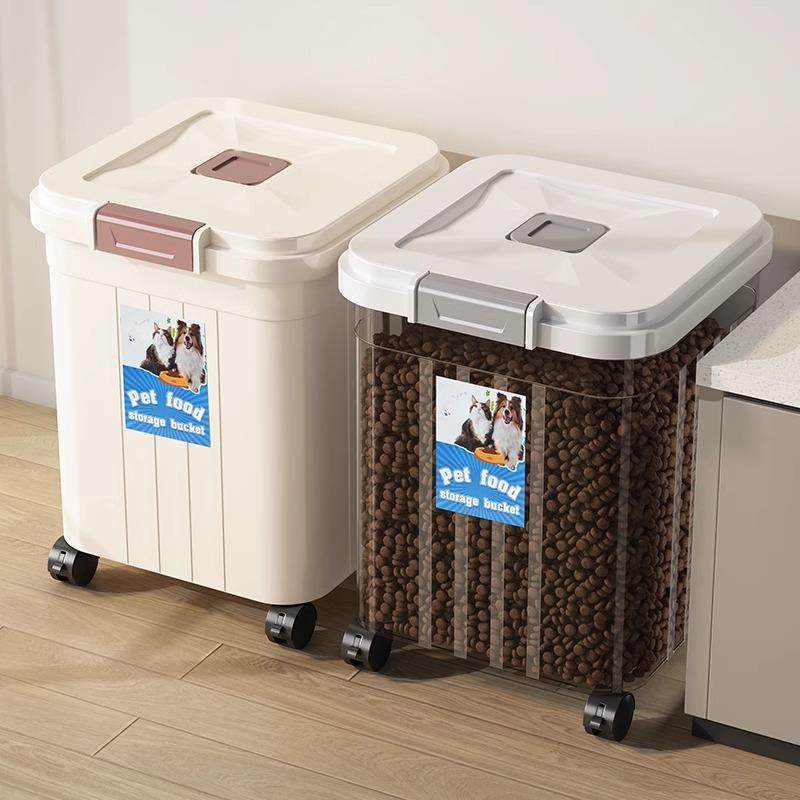 猫粮储存桶狗粮密封桶防潮宠物储粮桶家用零食粮食冻干粮收纳盒子,家装主材,米桶,淘宝优惠券,粉丝福利购,淘宝优惠卷