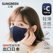 章若楠同款 3D立体日本原单显脸小高颜值成人 防护口罩撞色独立装