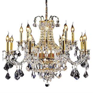 欧式水晶客厅吊灯轻奢现代简约大气餐厅卧室灯具美式别墅灯饰