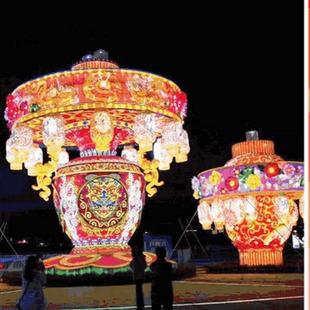 饰布置玻璃钢灯光亮化产品四川玻璃钢雕塑产品 玻璃钢工艺品装