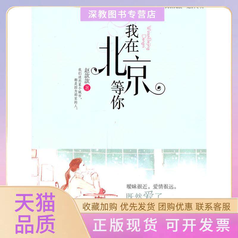 【正版书包邮】我在北京等你赵款款中国工人出版社