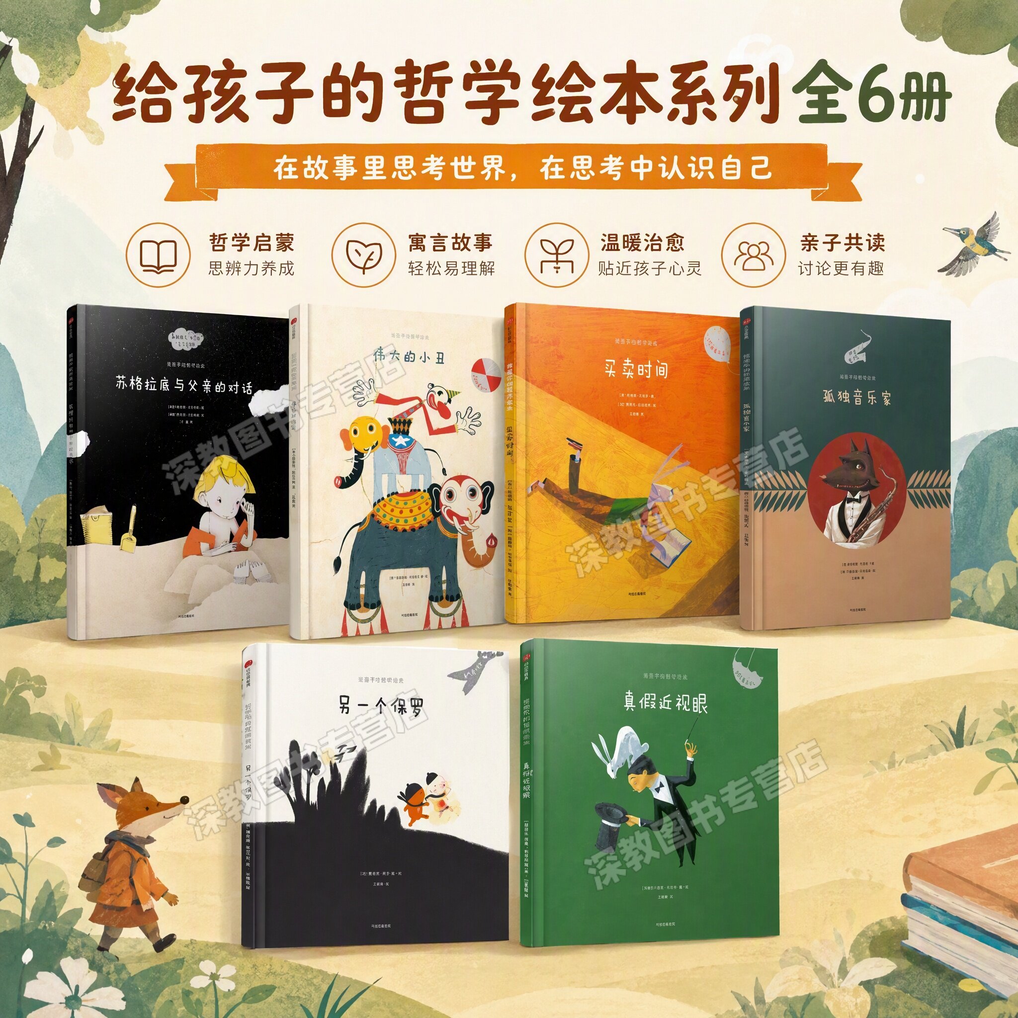 【给孩子的哲学绘系列全6册】另图片
