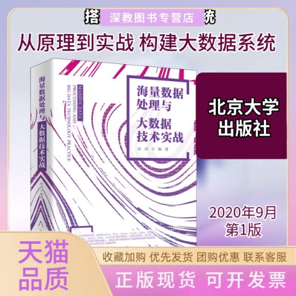 【正版书包邮】海量数据处理与大数据技术实战冰河北京大学出版社