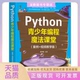 正版 蒋子阳机械工业出版 书 Python青少年编程魔法课堂案例视频教学版 社 包邮