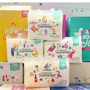 热销BEABA碧芭盛夏光年夏日么么茶婴幼儿纸尿裤尿不湿超薄拉拉裤