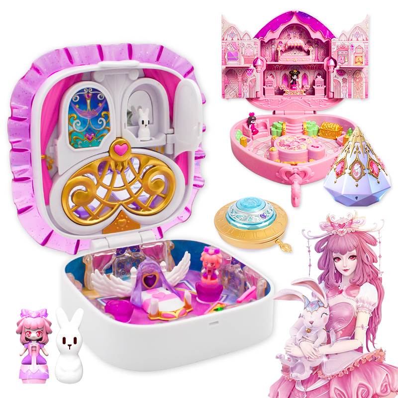 叶罗丽魔法宝石盒戒指手环手链水王子宝盒公主宝盒女孩生日娃娃屋