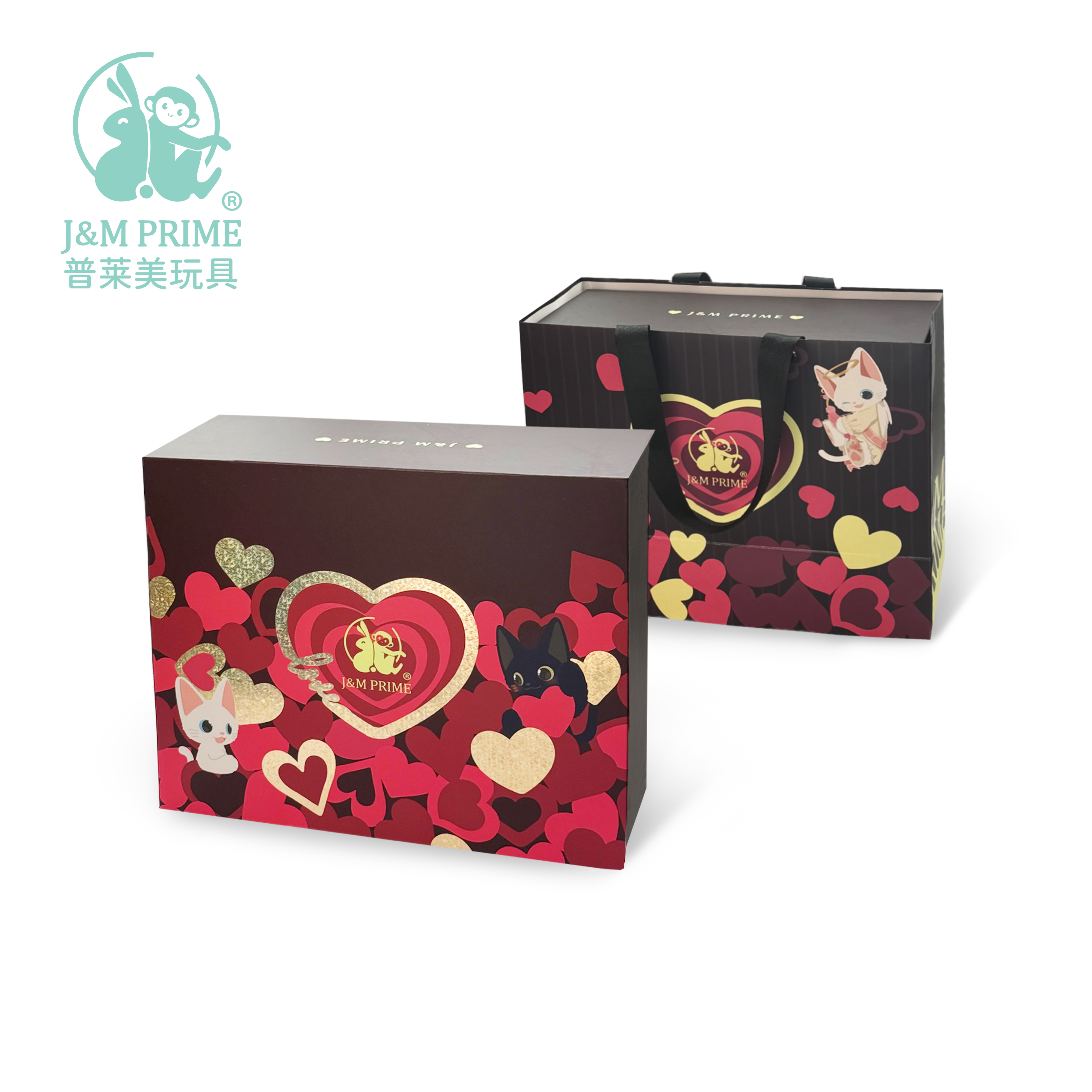 普莱美节日送礼可爱礼袋包装盒