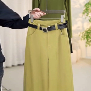 镰刀裤 弯刀牛仔裤 今年流行 高腰显瘦百搭阔腿裤 子 女2026春秋新款