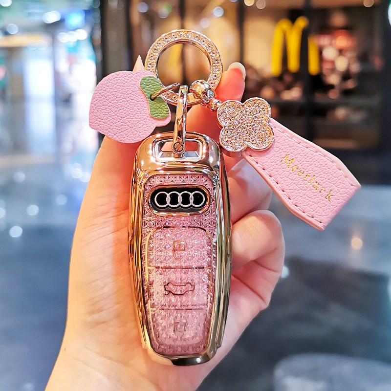 现货速发2新款A6L套A4车Q5LA壳Qq2l包a7a8扣q4etro扣ttrs