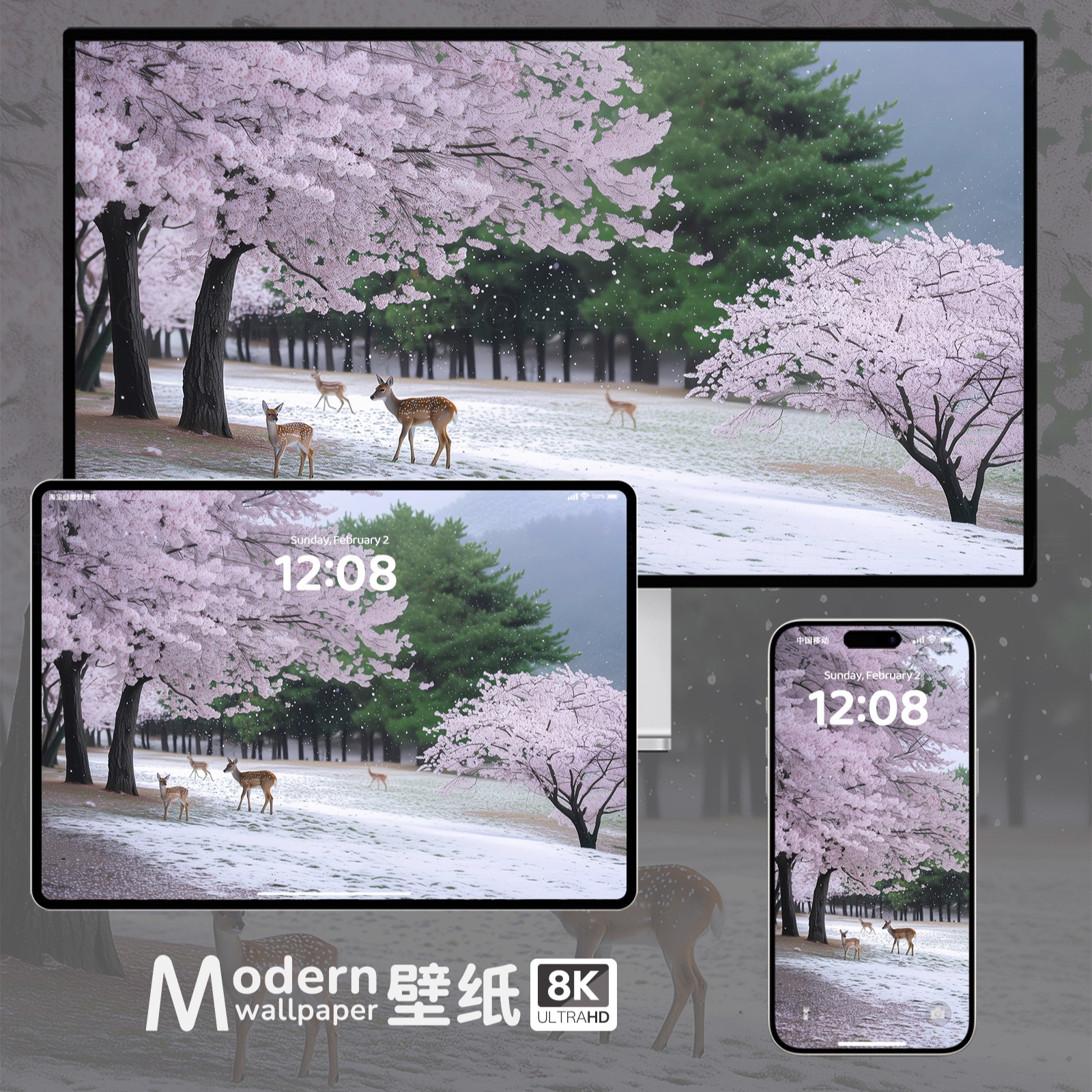 唯美风景氛围感8K超高清壁纸iPhone苹果手机ipad平板电脑mac壁纸