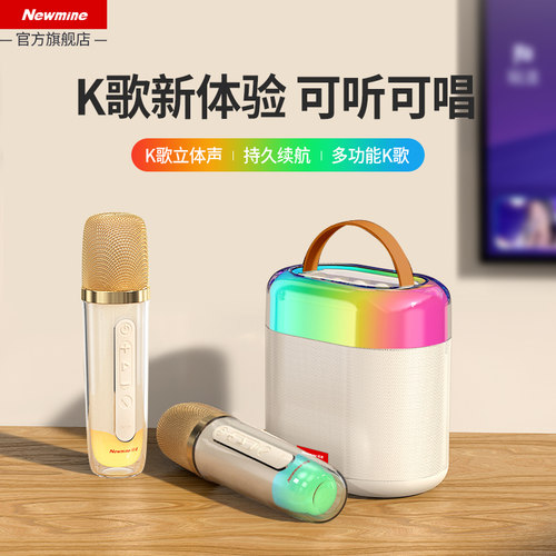 音响一体麦克风无线话筒纽曼