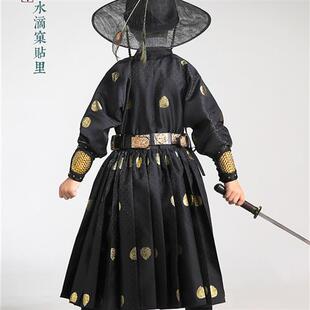 织金水滴纹春秋 新款 卿子赋男童汉服明制飞鱼服贴里锦衣卫武将窄袖