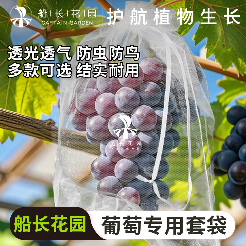 葡萄专用套袋果袋瓜果防虫袋透气透光枇杷无花果通用尼龙网纱袋