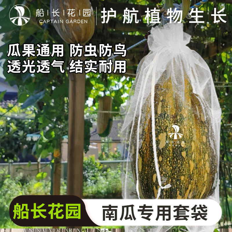 南瓜专用套袋丝瓜黄瓜茄子蔬果防虫防鸟神器瓜果防虫袋尼龙网纱袋