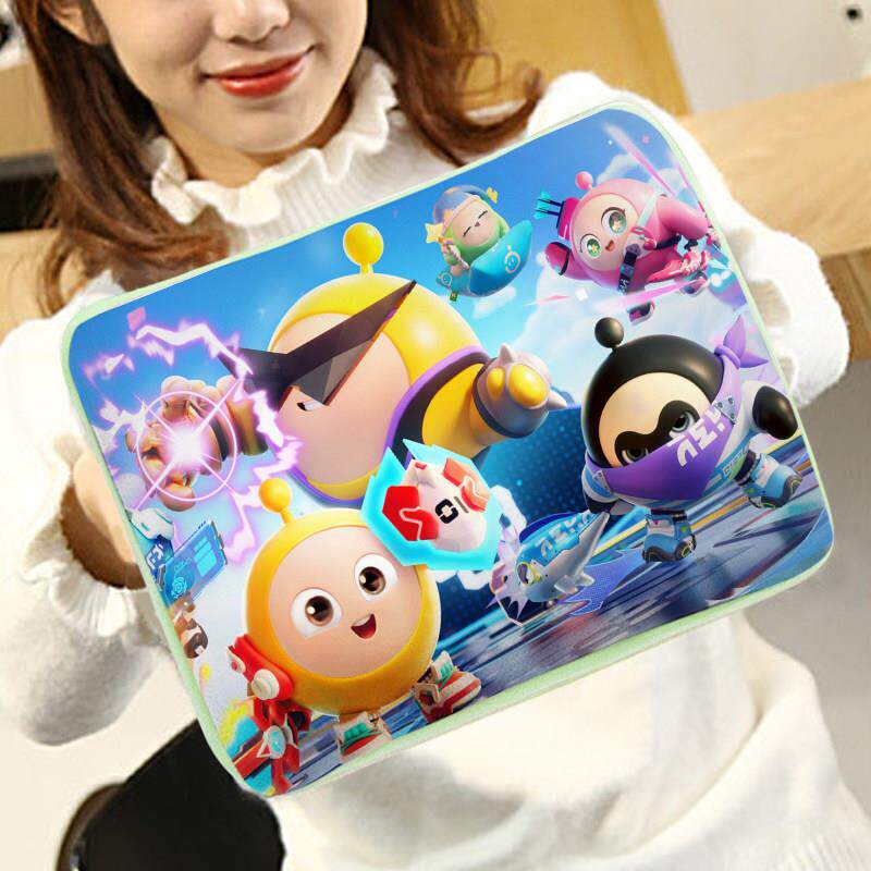 蛋仔派对防爆毛绒热水袋注水男女学生儿童毛绒可爱礼物双插暖手宝