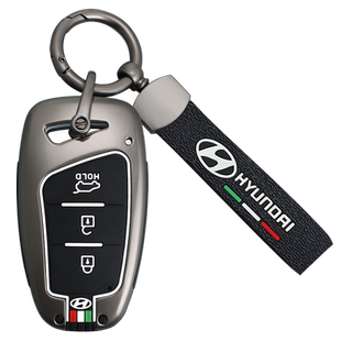 现代新胜达钥匙套老13-17款进口雅科仕ix45雅尊捷恩斯车包壳扣男