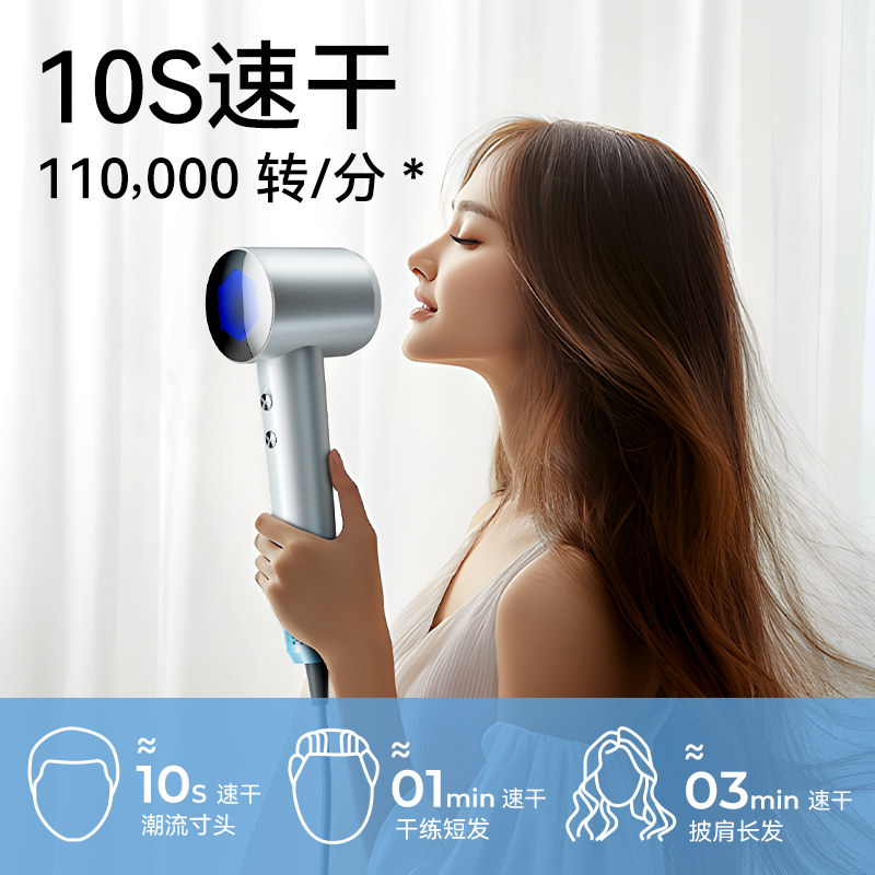 法国SCHNEIDER护发静音吹风机家用负离子速干低噪高速电吹风