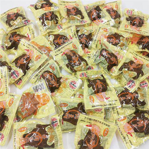 宏香记手撕牛肉豆脯500g小包装五香香菇罗汉笋素肉豆乾零食特产