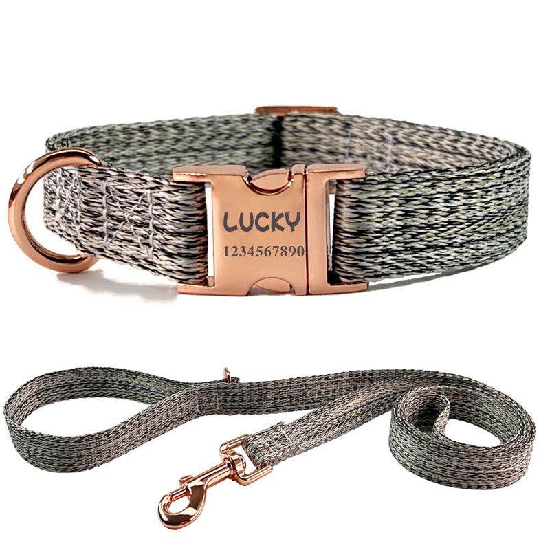 狗狗牵引绳刻字防走失项圈猫咪颈圈狗绳遛狗仿麻金属扣脖圈狗链,宠物/宠物食品及用品,狗牵引绳,淘宝优惠券,粉丝福利购,淘宝优惠卷