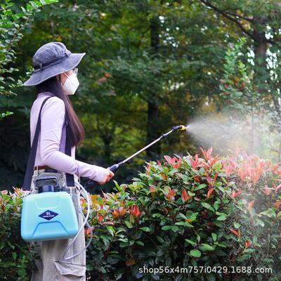 喷肩负式电花动喷SQN壶农用锂器电池家用园艺工具多肉盆栽喷雾水