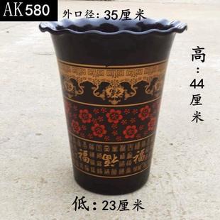 绿植大号耐用家用加厚胶盆树脂深高花盆发财树树保盆底座塑料金钱