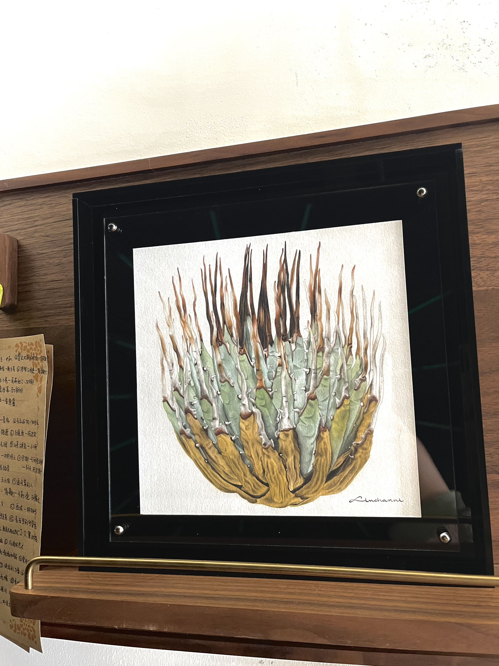 Neeko妮妮 手绘曲刺妖炎龙舌兰|艺术微喷复刻