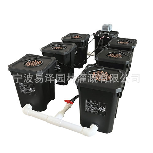 RDWC-6个种植桶系统 深液水循环水培系统hydroponics system