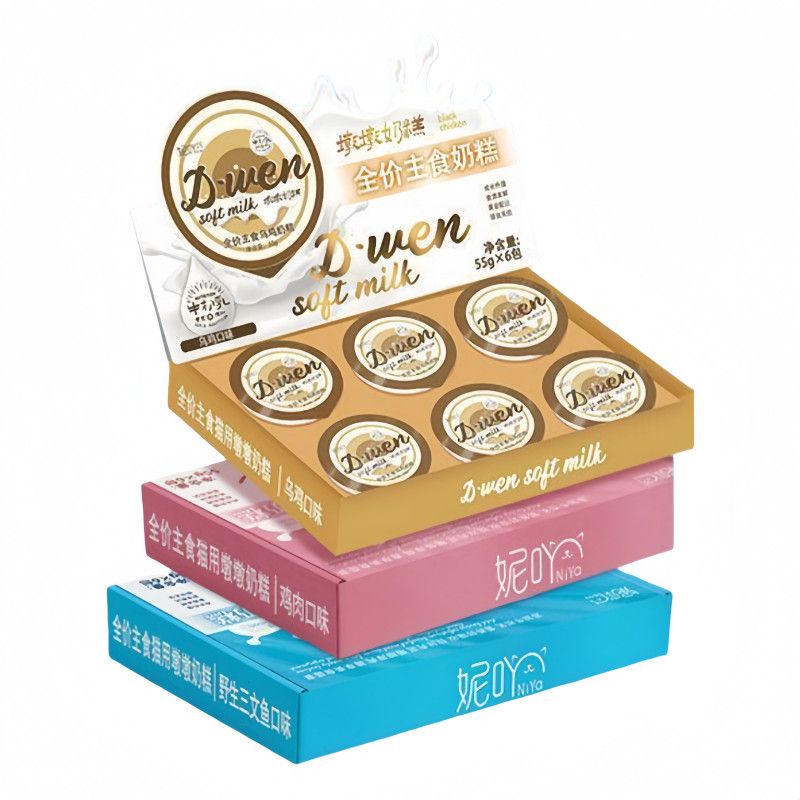 妮吖全价主食墩墩奶糕拉丝厚肉维他果蔬牛初乳成幼猫零食杯湿粮罐