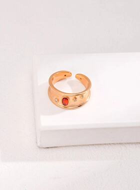 南襄链女轻奢中古开口戒指