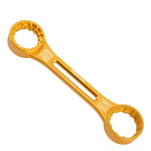 自行车螺纹中轴扳手10合1装卸套筒DUB BB70 BB52中空一体牙盘工具