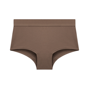 【欧码偏大】无性别美拉德色系纯棉运动平角内裤中性风性感高开叉