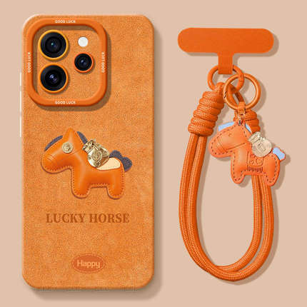 适用opporeno15手机壳2026新年opporeno14新款reno13保护套12的pro钱袋小马11马年10本命年9红色8过年7外6/5