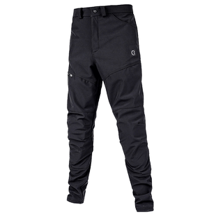 CC暖流骑行裤冬季加绒保暖摩托车骑行裤男防摔防风机车工装裤四季