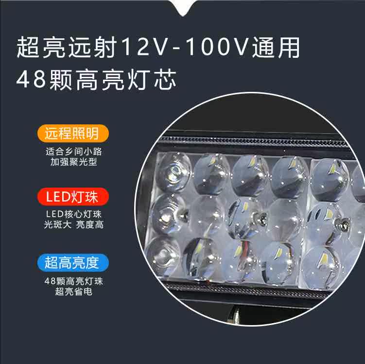 汽车led射灯电动车灯超亮摩托车外置大灯12v48v强光三轮车改装灯属于什么档次？