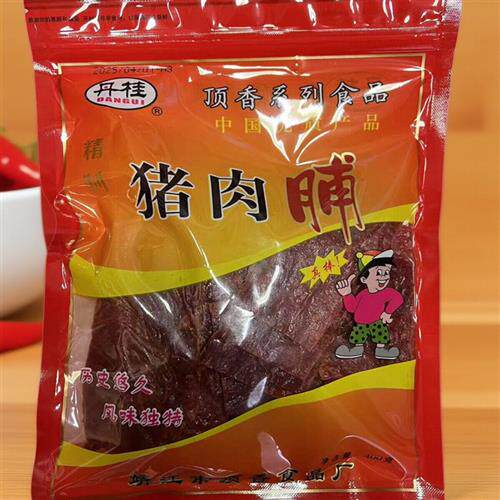 靖江特产猪肉脯特价正宗丹桂牌顶香猪肉干400g彩袋肉类零食包邮