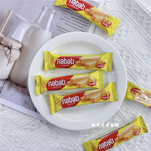 纳宝帝丽芝士奶酪味威化饼干人气网红进口零食休闲下午茶点心袋装
