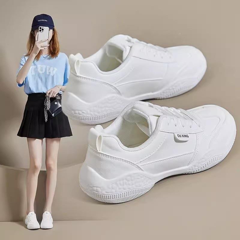 厚底小白鞋鞋女202诚F-85火春新款爆款休闲运动子i秋ns超小众百搭