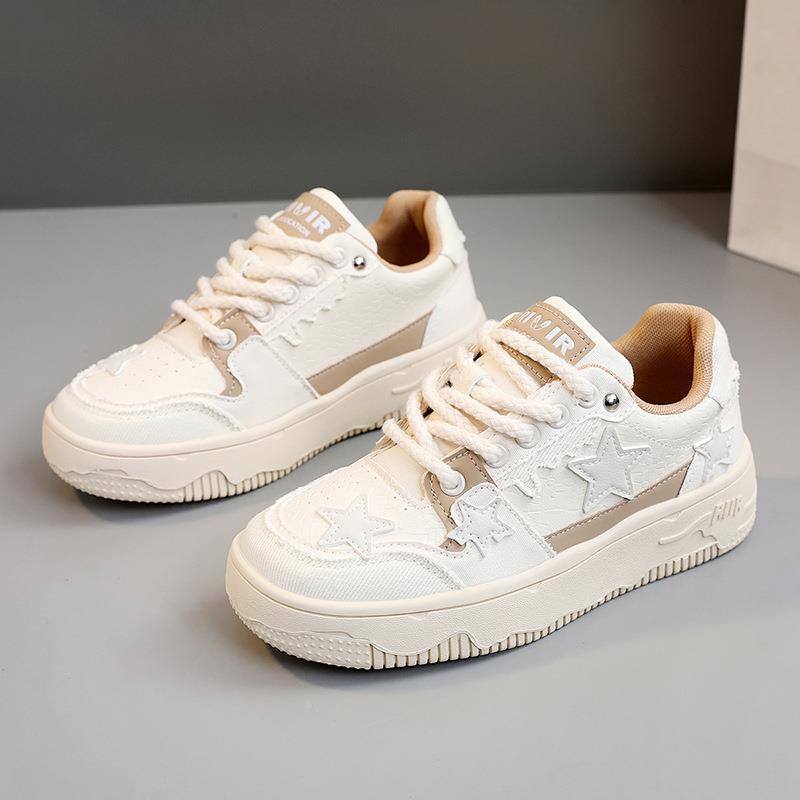 XY-A8韩52新款鞋024春无品牌/秋版透气增高厚底老爹女鞋休闲单鞋