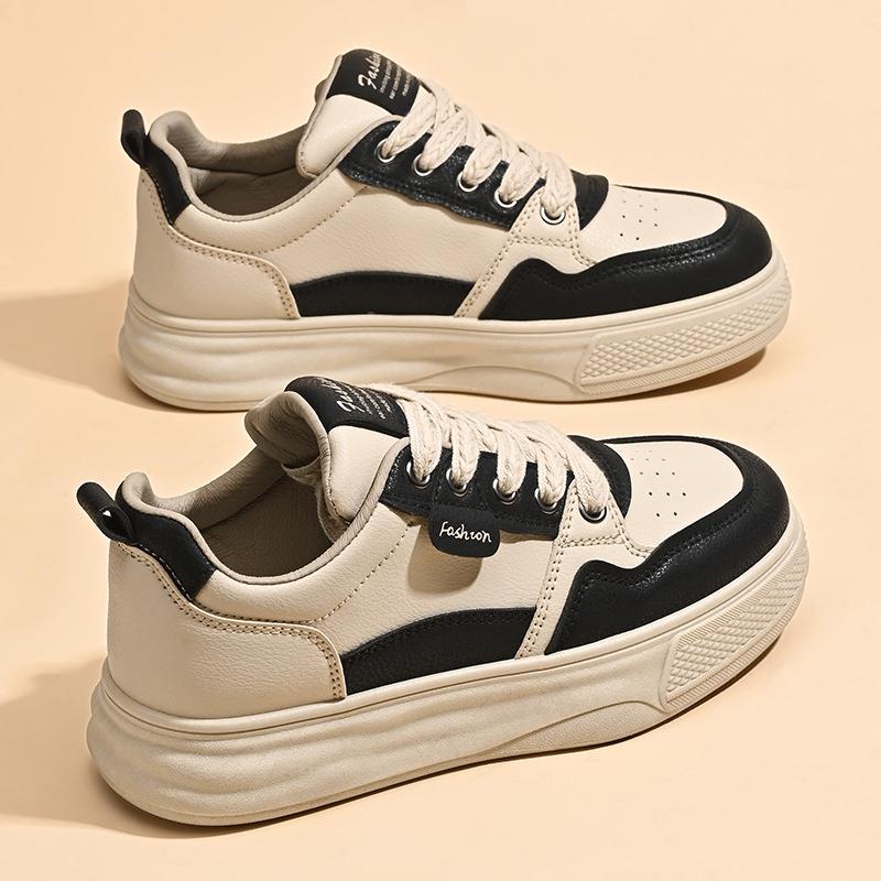 225厚春季小白鞋新0款韩版is女学生增高底运动板鞋休闲H6519鞋n女