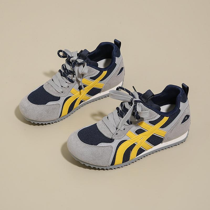 BN季20无品牌/07网面厚底德训鞋女款02年2秋新款5休闲运动百搭时