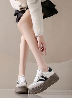 春白色AN-X2厚鞋子增高小白鞋女205夏季新款小底个子韩版休闲百搭