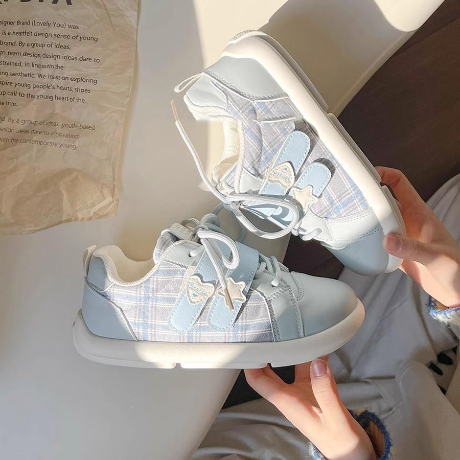 2025鞋春夏款XZ-J-3板鞋女休闲鞋皮面魔术系带爆款小众运贴动新鞋